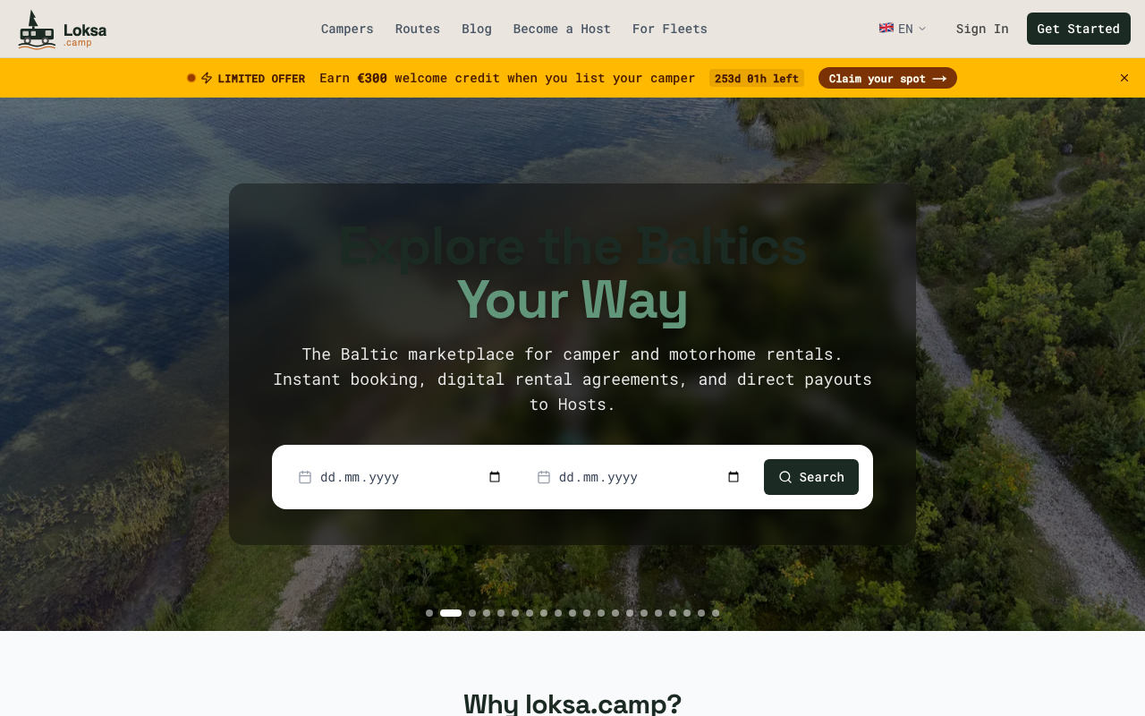 loksa.camp — live site